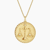 Rayonu Libra Zodiac Diamond Pendant